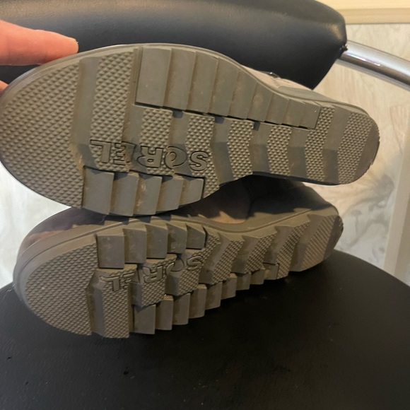 Sorel Women Joan of Arctic Ankle Leather Wedge Boots shoes sz 6.5 new - Picture 10 of 15